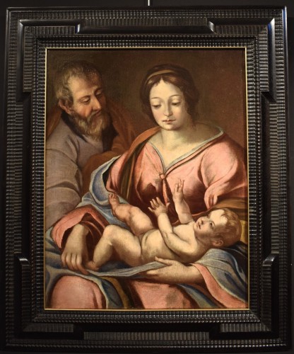 &quot;Holy Family - Emiliano-Romagnola school -  early 17th century